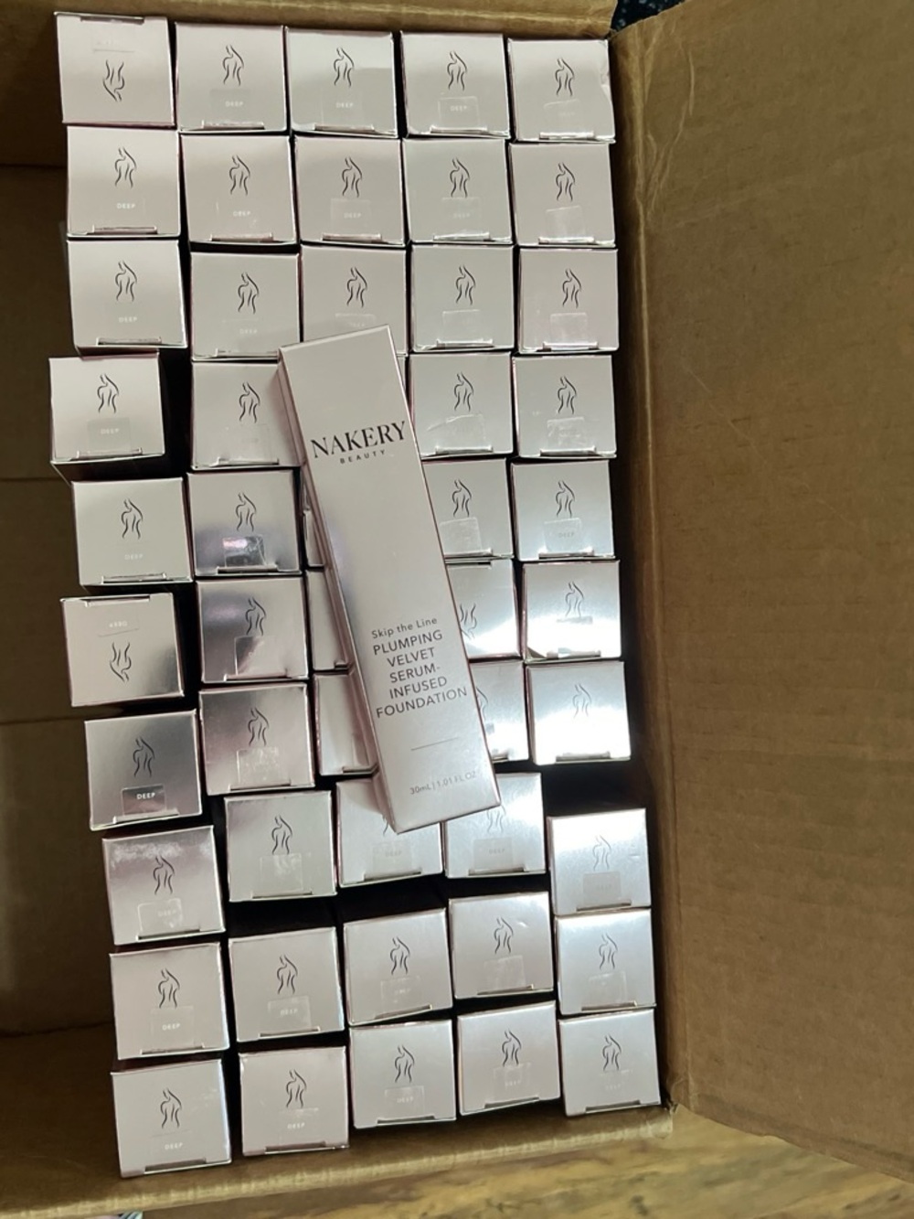 Lot of 51 Nakery Beauty Deep Foundations New Reseller Bulk 1.01 oz